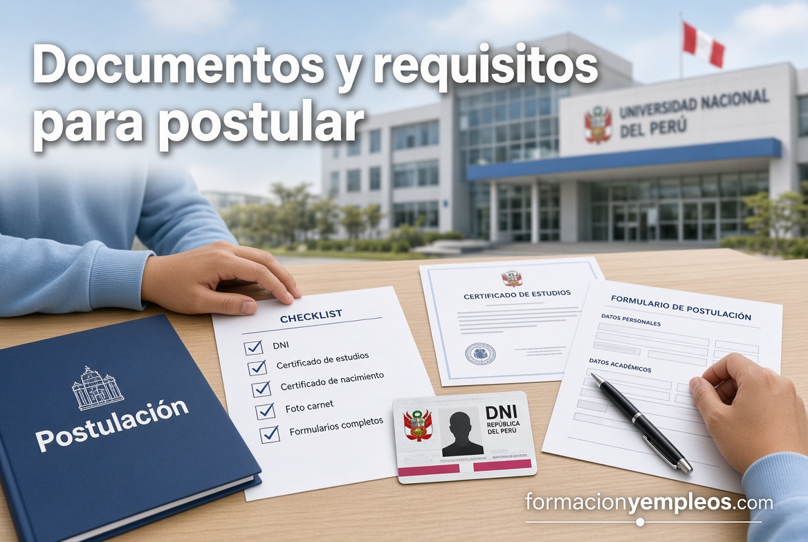 Qué documentos y requisitos necesitas para postular a una universidad o instituto en Perú